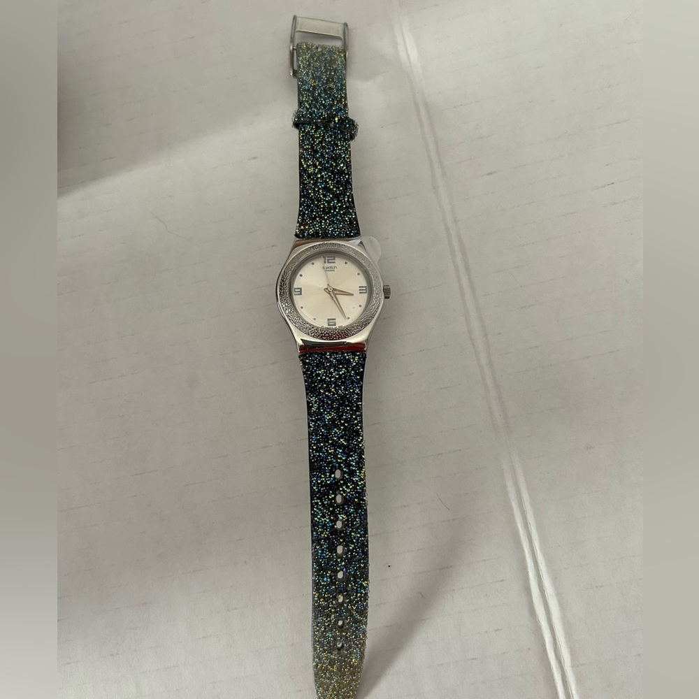 Glittery Swatch Watch